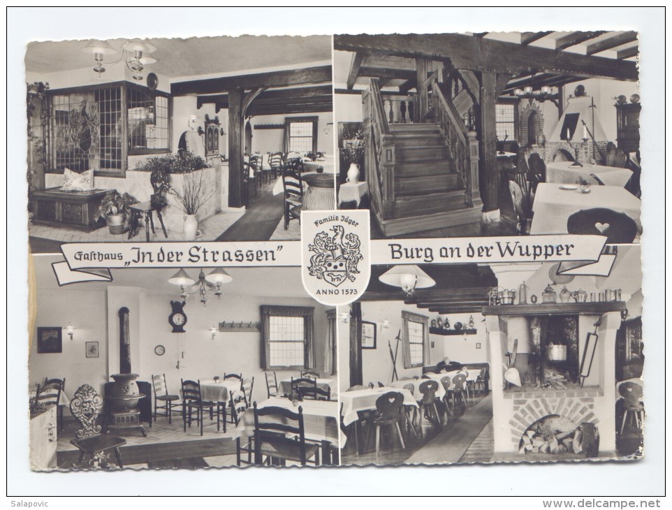 Burg Wupper - HOTEL RESTAURANT GASTHAUS "IN DER STRASSEN"   2 SCANS - Solingen