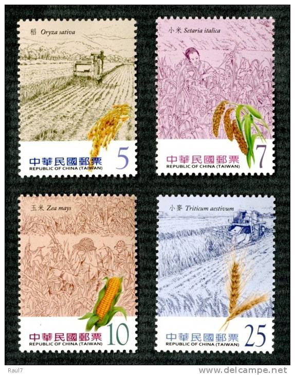 TAIWAN 2013 - Agriculture, Céréales - 4v Neuf // Mnh - Unused Stamps