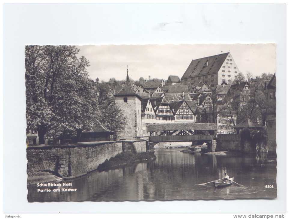 Schwäbisch Hall, Partie Am Kocher    2 SCANS - Schwäbisch Hall