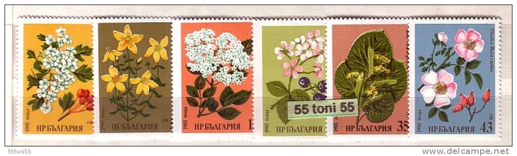 Bulgaria / Bulgarie 1981 Medicinal Plants  6v.- MNH - Andere & Zonder Classificatie