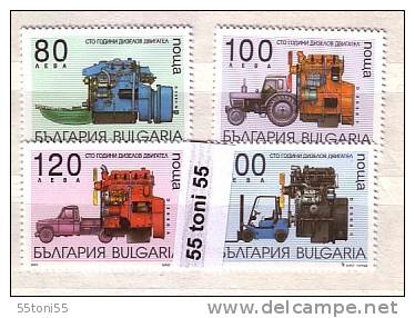 BULGARIA / Bulgarie  1997 Diesel Engine Tractor / Truck  4v.-MNH - Trucks