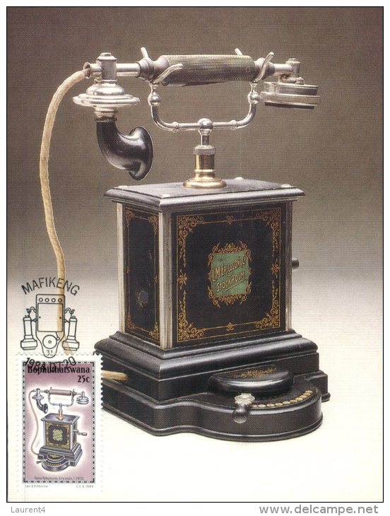 (111) Maximum Postcard - Maxicard - Antique Telephone - Histoire