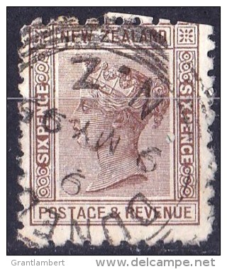 New Zealand 1882 6d Postage &amp; Revenue Used - Oblitérés