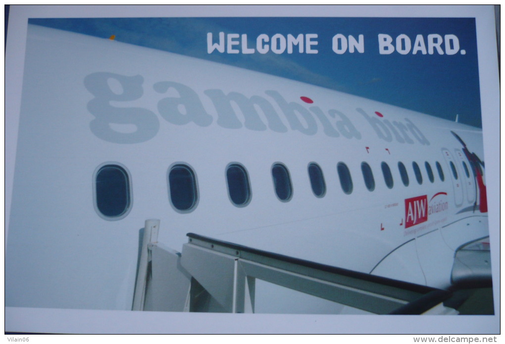 AIRLINE ISSUE / CARTE COMPAGNIE   GAMBIA BIRD     AIRBUS A 319 - 1946-....: Moderne