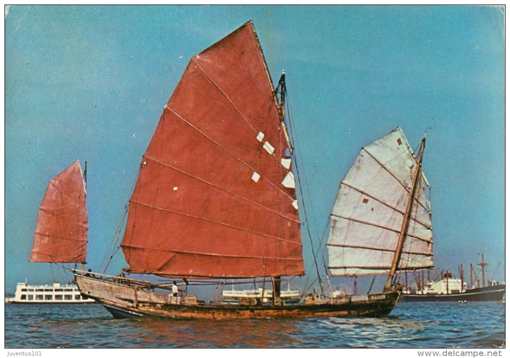 CPSM Hong Kong-Chinese Junk    L1422 - Cina (Hong Kong)