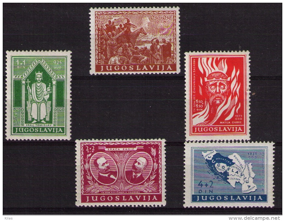 YUGOSLAVIA 1940 Croatia MNH - Unused Stamps