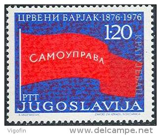 YU 1976-1632 RED FLAG, YUGOSLAVIA, 1v, MNH - Briefmarken