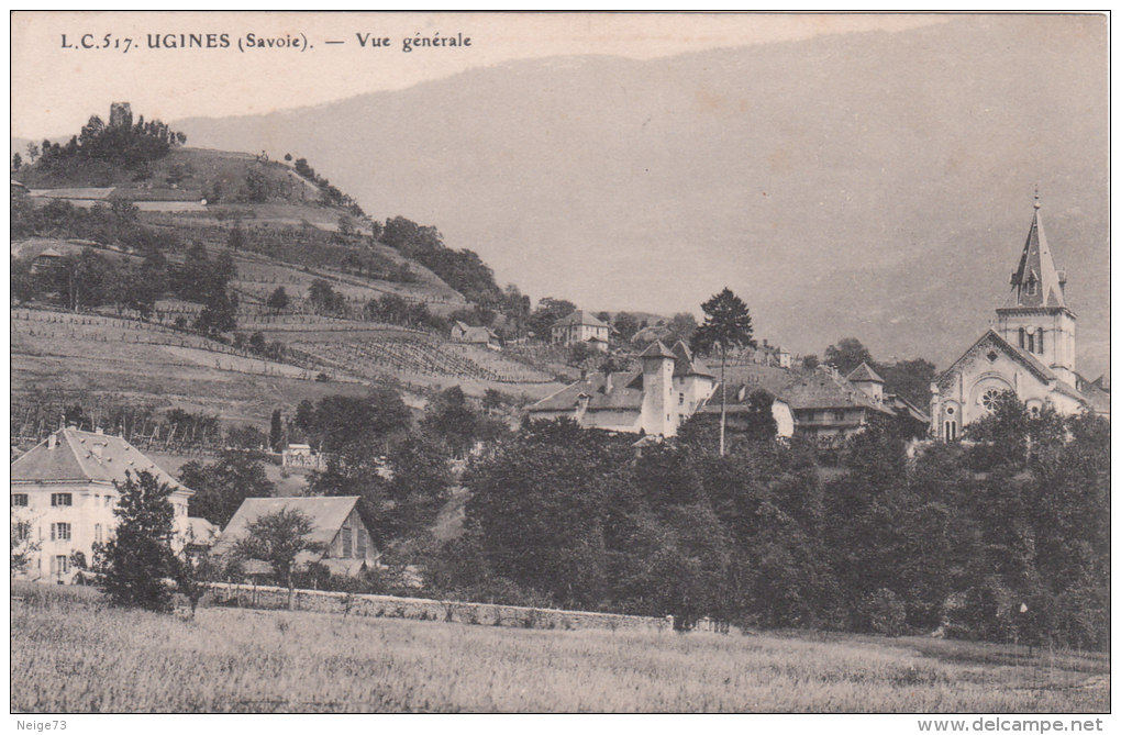 Carte Postale Ancienne De Savoie - Ugine - Vue Générale - Ugine