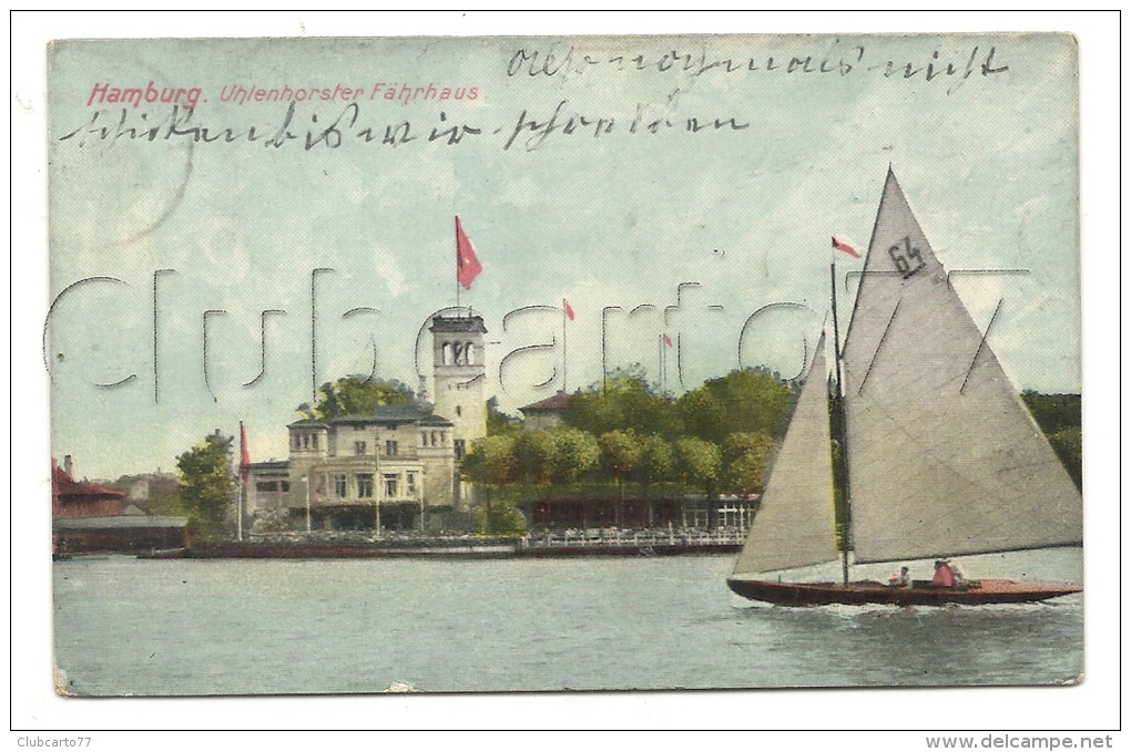 Hambourg Ou Harburg (Allemagne, Hamburg) : Das Segelschiff Mit Uhlenhorster Fahrhaus Im 1905 (lebendig) PF. - Harburg