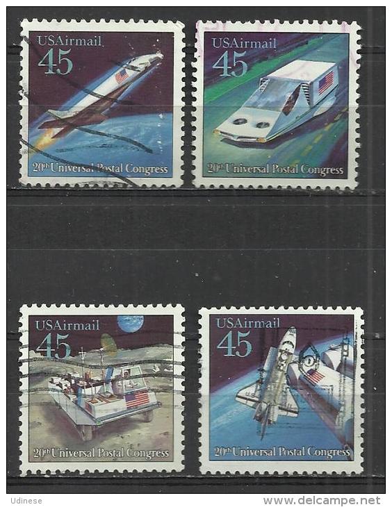 USA 1989 - UNIVERSAL POSTAL CONGRESS - FULL SET  - USED OBLITERE GESTEMPELT USADO - USA