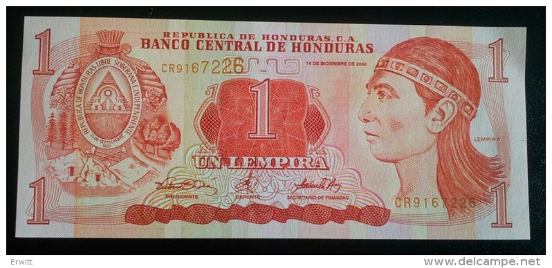 1 Lempira 1996  UNC - Honduras