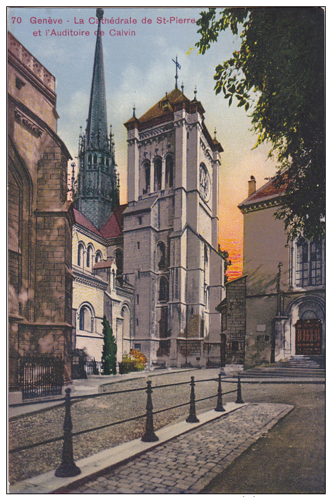 Geneve , Switzerland , 00-10s ; La Cathedrale De St-Pierre Et L'Auditoire De Calvin - Genève