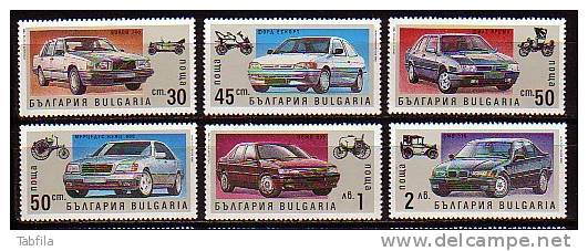 BULGARIA \ BULGARIE - 1992 - Voitures - 6v ** - Neufs