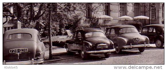 88 Vittel - Hôtel Des Thermes - Vue Prise Du Parking Extérieur Voitures SIMCA , Renault , Ford Citroen Etc...- CPSM - Contrexeville