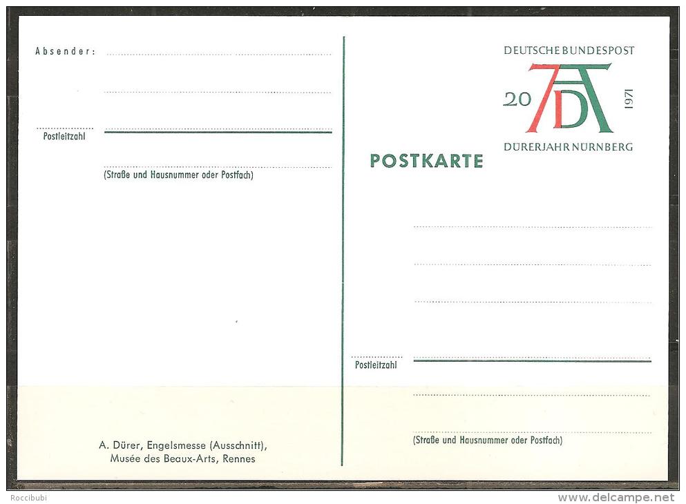 (6171) BRD // Ganzsache - Postkarte - Ungebraucht - Postcards - Mint