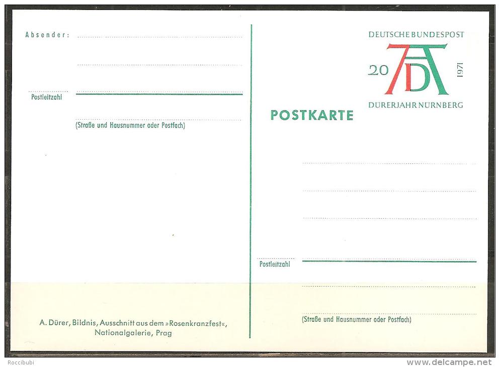 (6125) BRD // Ganzsache - Postkarte - Ungebraucht - Postcards - Mint