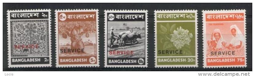 BANGLADESH 1973 MNH**- OVERPRINT "SERVICE" - Bangladesch