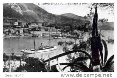 MONACO - MONTE CARLO - VUE SUR LE PORT (Issue De Carnet) - Porto