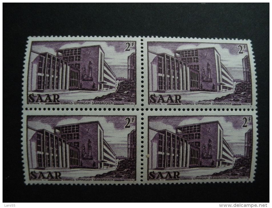 Saar 1952 Michel 320 Blok A 4 - Blocs-feuillets