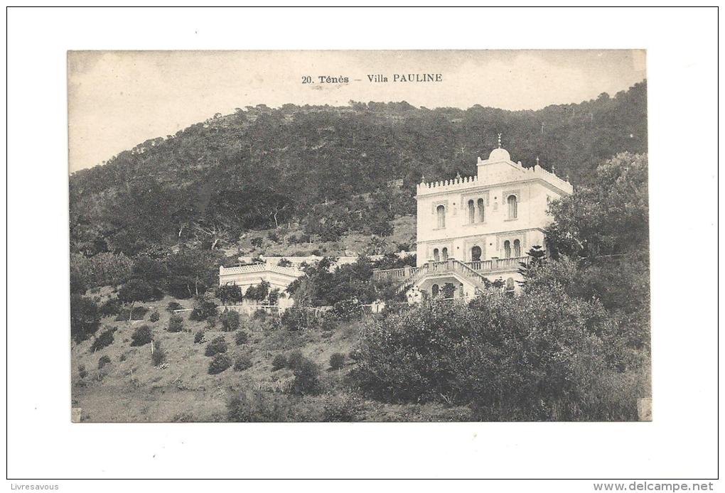 CPA Algérie TENES  Villa Pauline à Ténés De 1921 - Autres & Non Classés