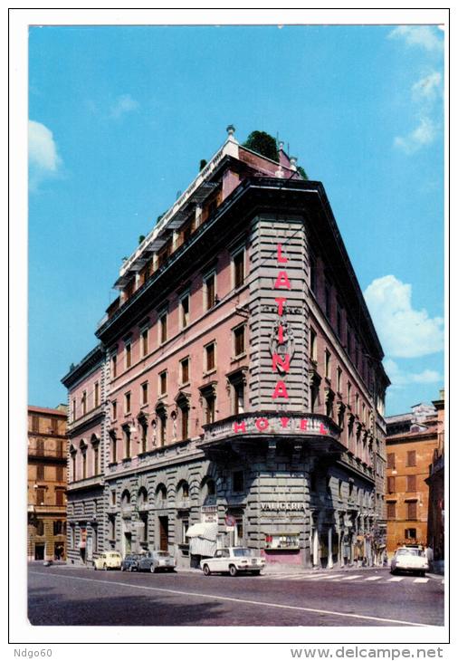 Roma - Hotel " Latina" 2 Scans - Bars, Hotels & Restaurants