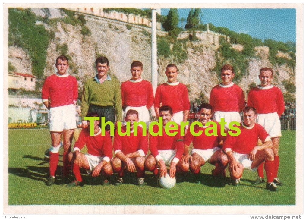 1960'S IMAGE CHROMO FOOTBALL ** 60'S TRADING CARD FOOTBALL ** VOETBAL KAARTJE ** ROUEN FRANKREICH FRANCE - Trading Cards