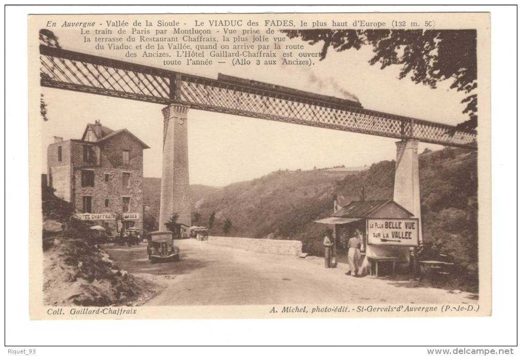 LE VIADUC DES FADES - (Les Ancizes) Hôtel Restaurent Gaillard-Chaffraix - Sonstige & Ohne Zuordnung