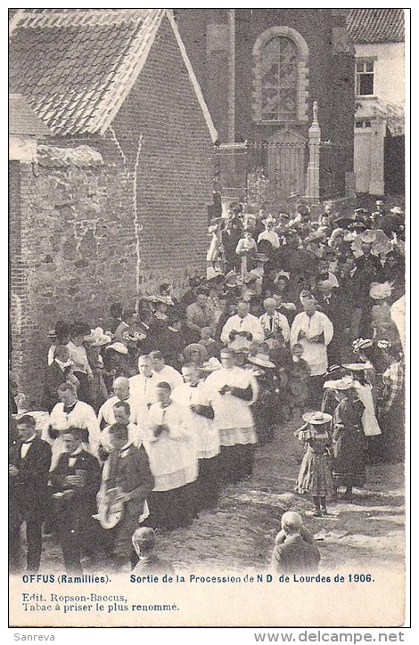 Ramillies (Offus) - Sortie De La Procession De N.D. De Lourdes De 1906 - Ramillies