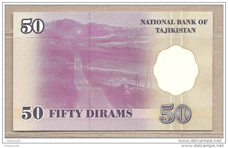 Tagikistan - Banconota Non Circolata Da 50 Dirams - 1999 - Tagikistan