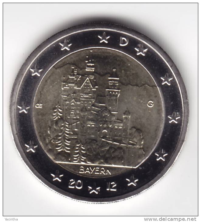 @Y@   Duitsland 2 Euro Commemorative 2012  BAYERN  G - Deutschland