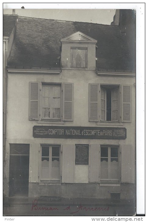 ANCENIS - Comptoir National D'escompte De Paris - CARTE PHOTO - Ancenis