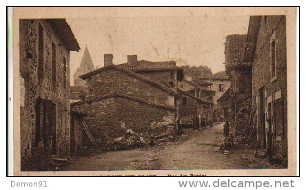 CPA - ORADOUR SUR GLANE (87)- Rue Des Bordes - Bon État - - Oradour Sur Glane