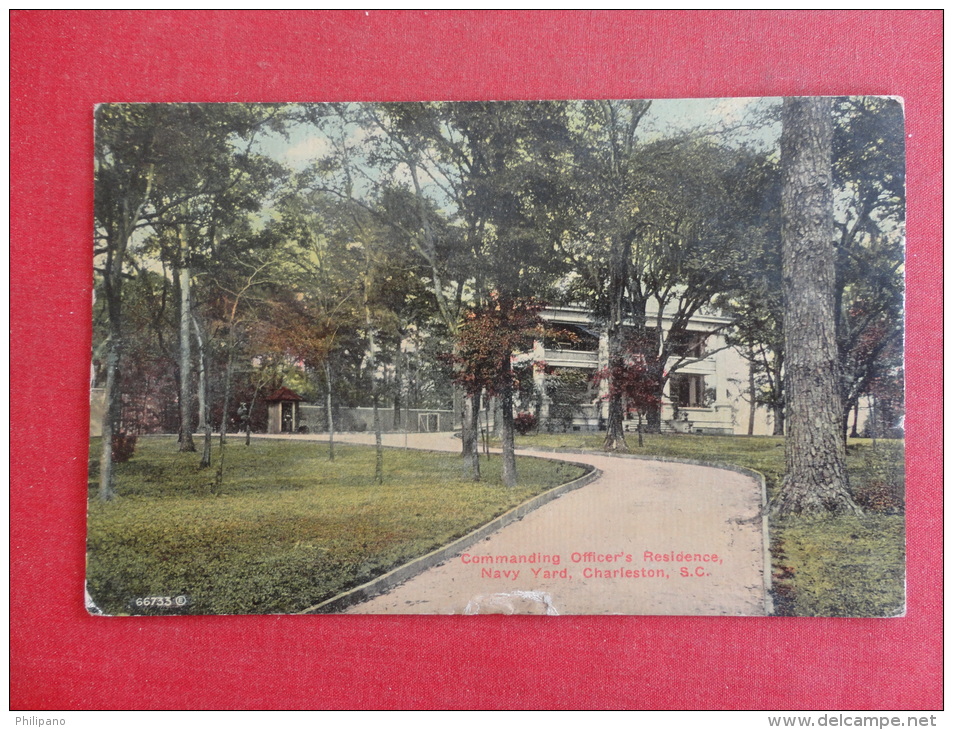 South Carolina > Charleston Commanding Officers Residence Navy Yard  1912cancel  Ref-1076 - Charleston