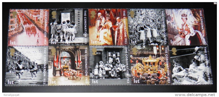 Great Britain - 2003 Coronation Block Of Ten MNH__(THB-3874) - Ongebruikt