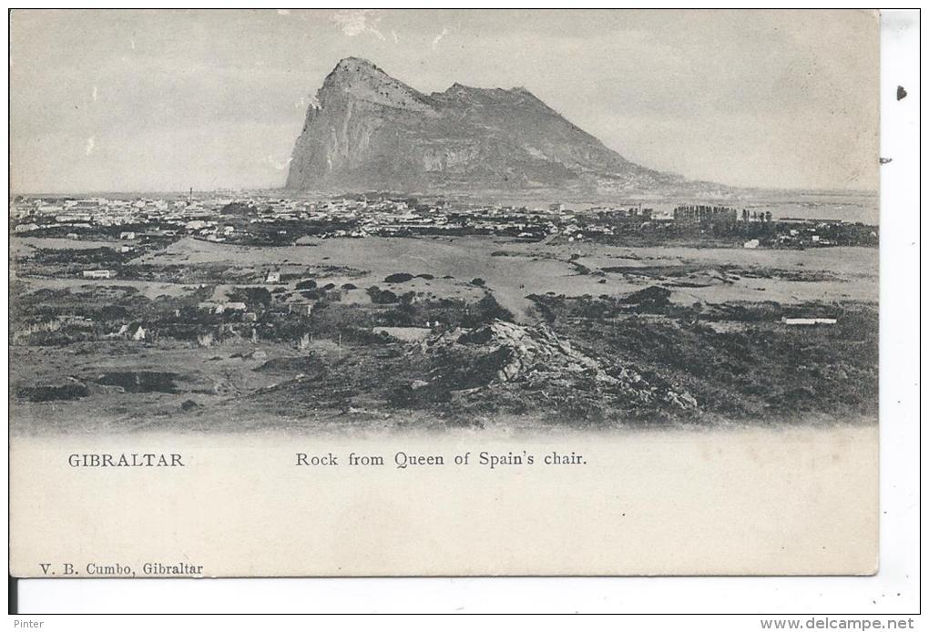 GIBRALTAR - Rock From Queen Of Spain 's Chair - Gibraltar
