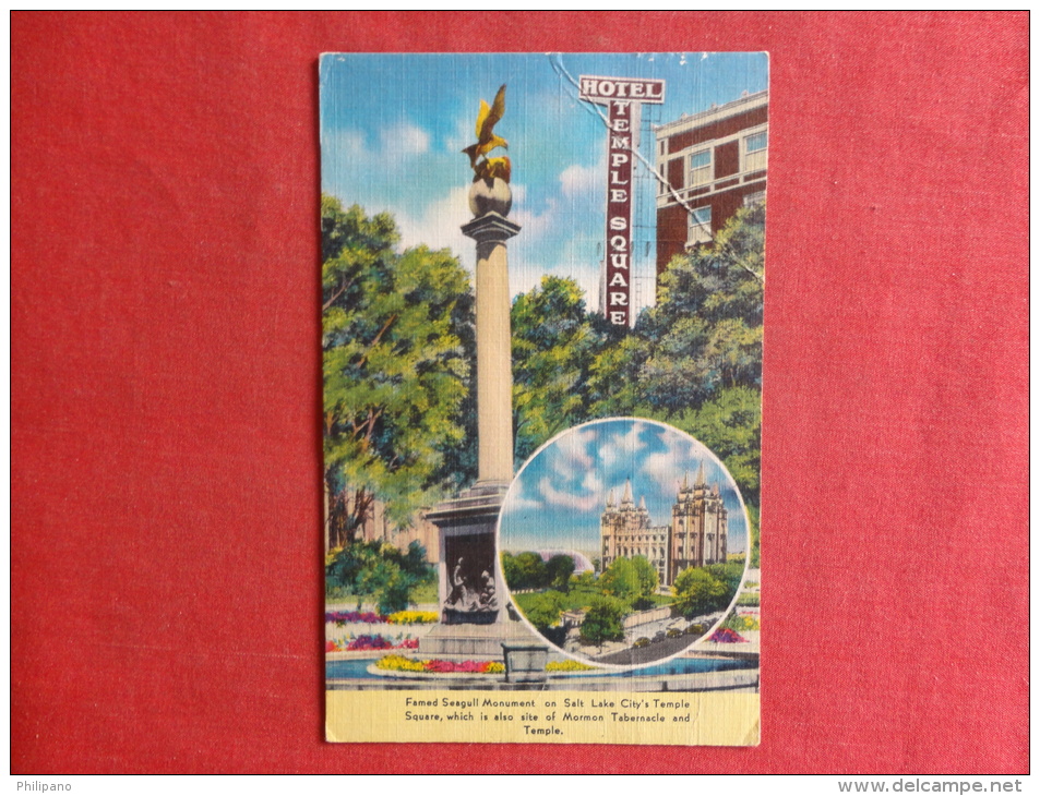 Salt Lake City,UT--Hotel Temple Square--cancel 1959--PJ 280 - Andere & Zonder Classificatie