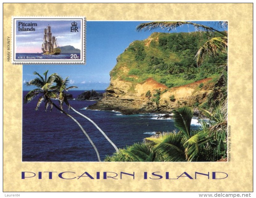 (109) Pitcairn Island - Water Valley At Tedside - Islas Pitcairn