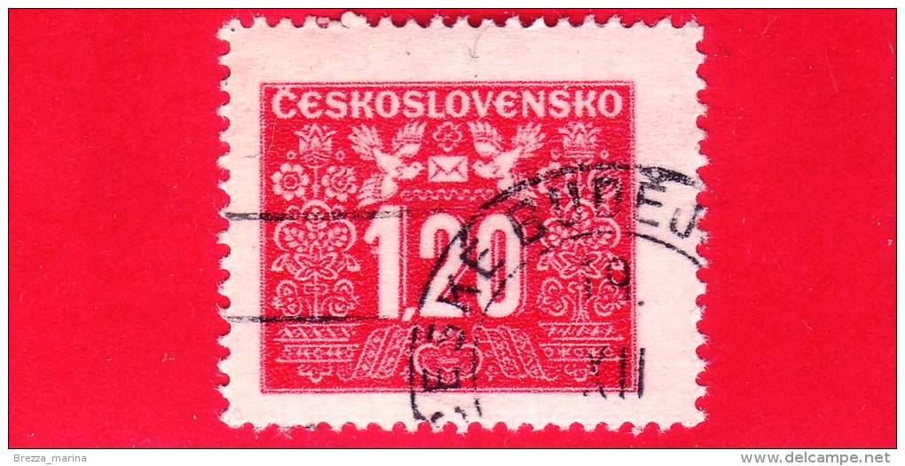CECOSLOVACCHIA - 1946 - Numero - Segnatasse - 1.20 - Timbres-taxe
