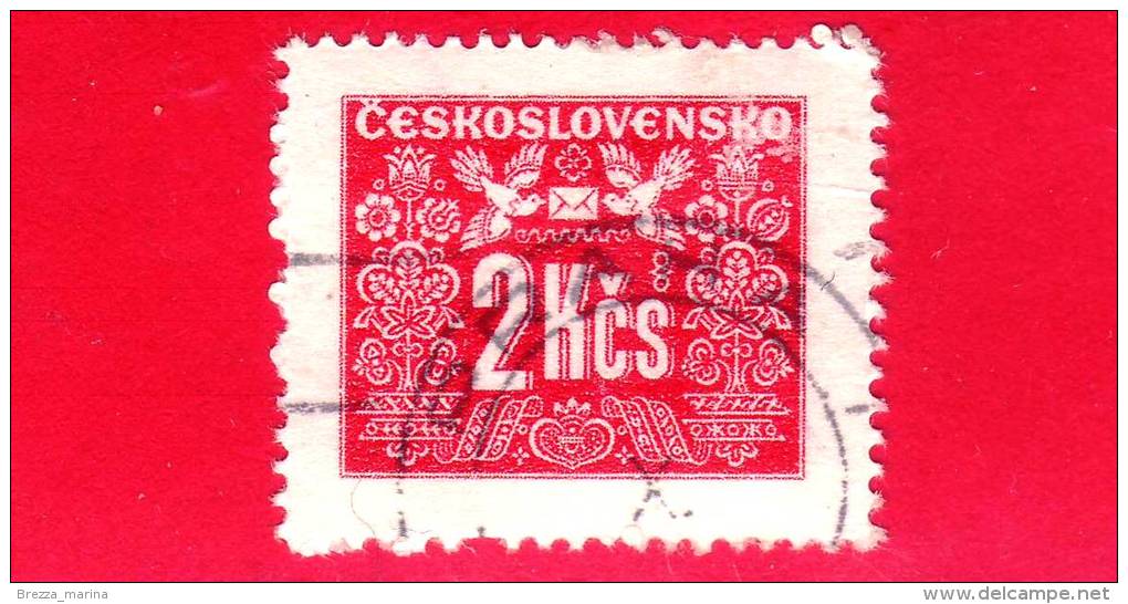 CECOSLOVACCHIA - 1946 - Numero - Segnatasse - 2 - Timbres-taxe