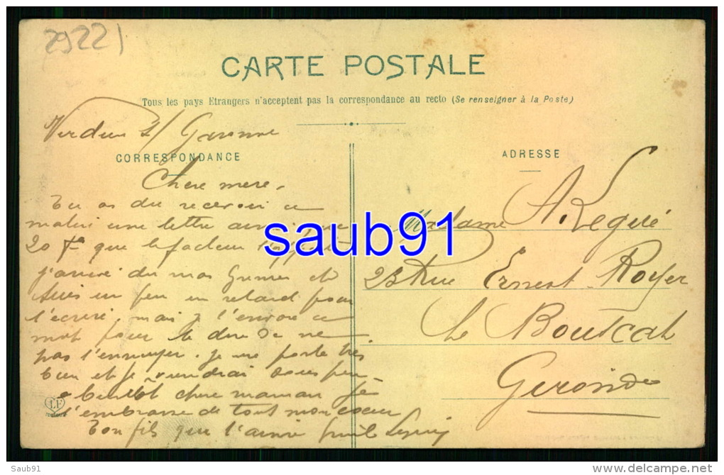 Verdun Sur Garonne  - Vue Générale - Animée  - Homme Lisant Son Journal -Réf: 29221 - Verdun Sur Garonne