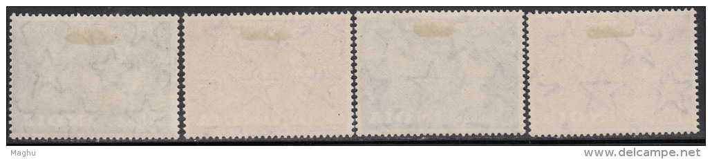 India MLH 1949, Set Of 4, U.P.U. UPU, Globe, Good Condition - Unused Stamps