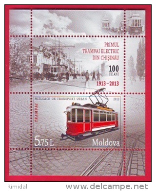 Moldova, Block, Tramway / Straßenbahn, 2013 - Tramways