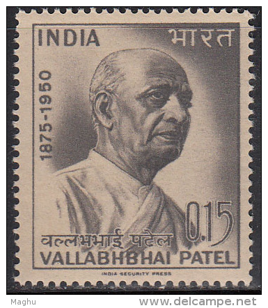 India MNH 1965,  Vallabhbhai Patel, - Ungebraucht