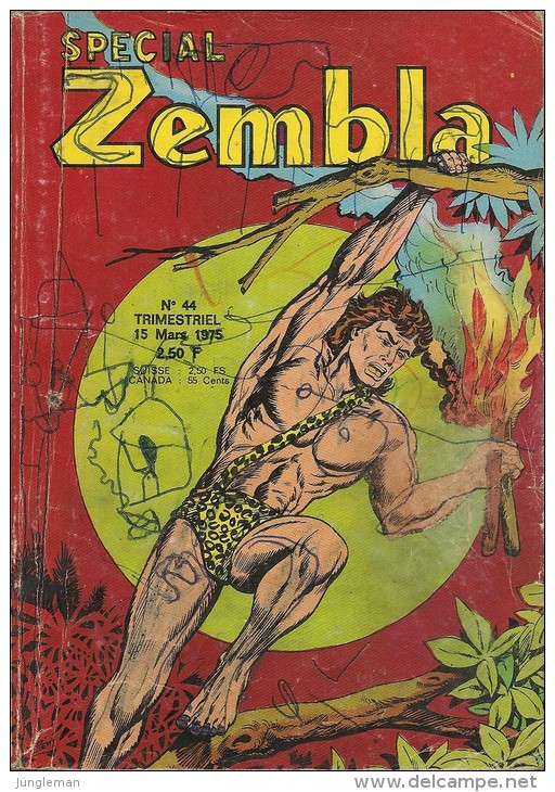 Spécial Zembla N° 44 - Editions Lug - Mars 1975 - Avec Aussi Champagne Et Benny Des Marais - Zembla