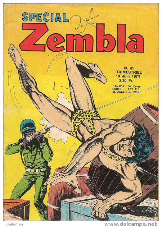 Spécial Zembla N° 41 - Editions Lug - Juin  1974 - Avec Aussi Benny Des Marais Et Rakar - BE - Zembla