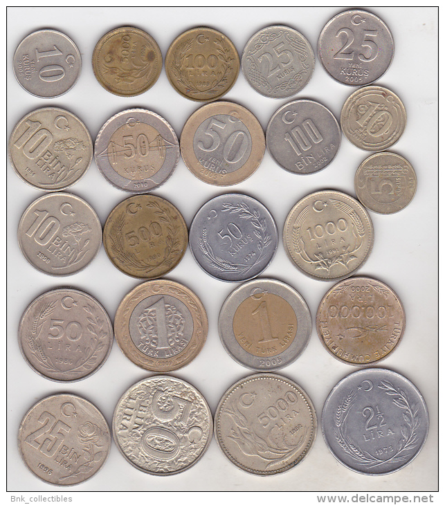 Turkey - 23 Coins Set - Turchia