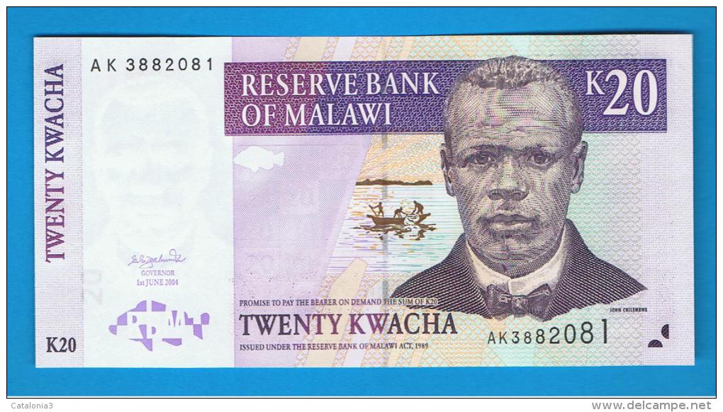 MALAWI -  20 Kwacha  2004 SC  P-50 - Malawi