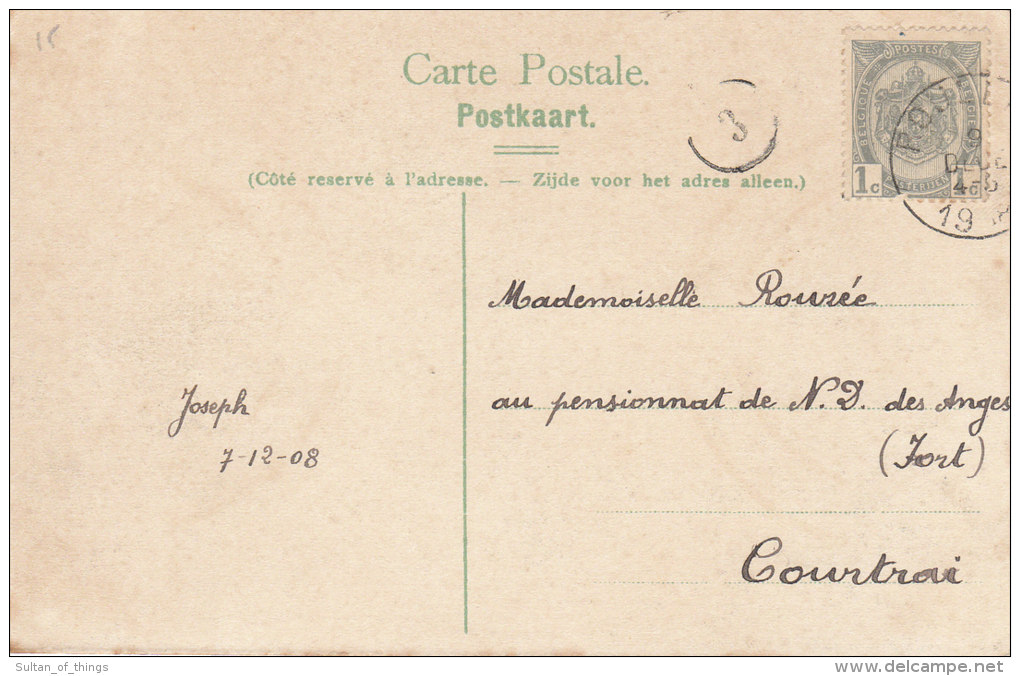 Cpa/pk 1908 Roulers Le Port De Brauwer- Stock - Roeselare