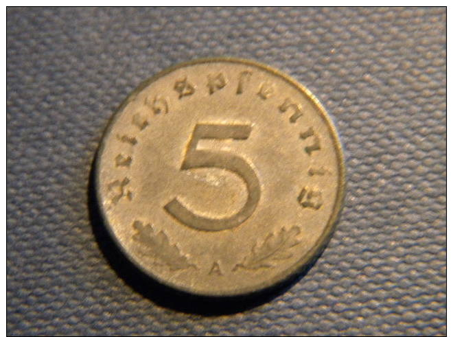 ALLEMAGNE - 5 REICHSPFENNIG 1941 A. - 5 Reichspfennig