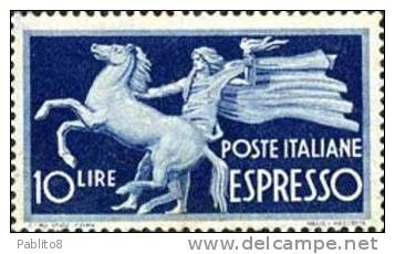 ITALIA REPUBBLICA ITALY REPUBLIC 1945 - 1952 DEMOCRATICA ESPRESSI SERIE COMPLETA TIMBRATO - USED - OBLITERE´ - Express/pneumatic Mail